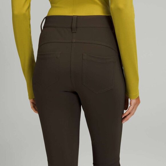 Lululemon Green Pants City Sleek 5 Pocket Pant Office Work Pants Size 2 - Picture 4 of 11